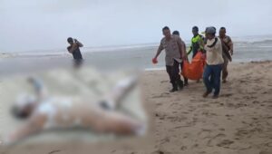 Diduga Nelayan Sukabumi, Mayat Pria Bertato Ditemukan di Pantai Mandalaratu