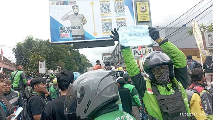 Aksi Ojol Sukabumi