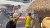 DPKP Sukabumi Gelar Aksi seru Padamkan Api di Kuta Jaya Cicurug