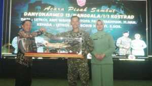 Sertijab Danyon Armed 13/Nanggala Kostrad, Wabup Sukabumi Harap Sinergitas Terus Terjaga