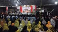Tutup HUT RI ke-80 di Cikembar Sukabumi, Lantunan Sholawat dan Dzikir Menggema