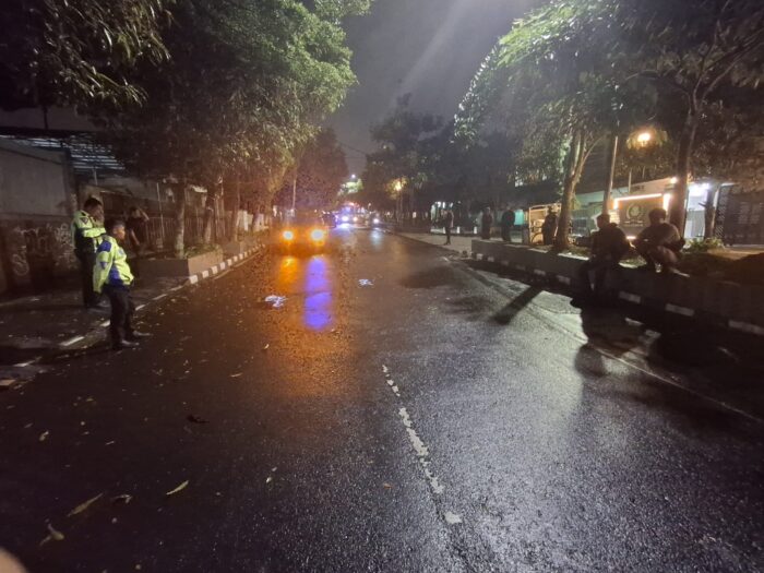 Laka Lantas di DPRD Kota Sukabumi