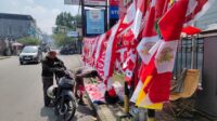 Menjelang HUT RI ke-80 di Sukabumi, Penjual Bendera Keluhkan Omzet Anjlok