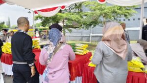 Polres Sukabumi Kota Salurkan 5 Ton Beras Premium, Gelar Gerakan Pangan Murah,