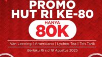 Rayakan HUT RI ke-80 di The Gade Coffee dan Gold Sukabumi, 4 Minuman Favorit Hanya Rp80K