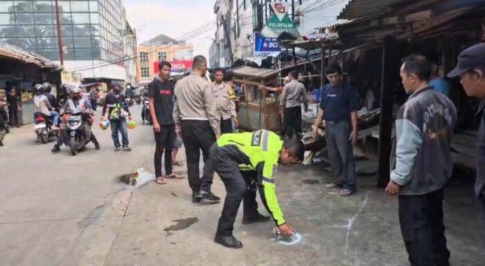 Kecelakaan Beruntun di Jalan Tipar Gede Sukabumi