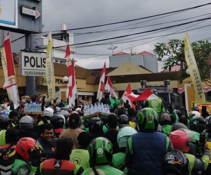 Aksi ojol Sukabumi