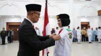 HUT RI ke-80, Wali Kota Sukabumi Kukuhkan Paskibraka Tahun 2025