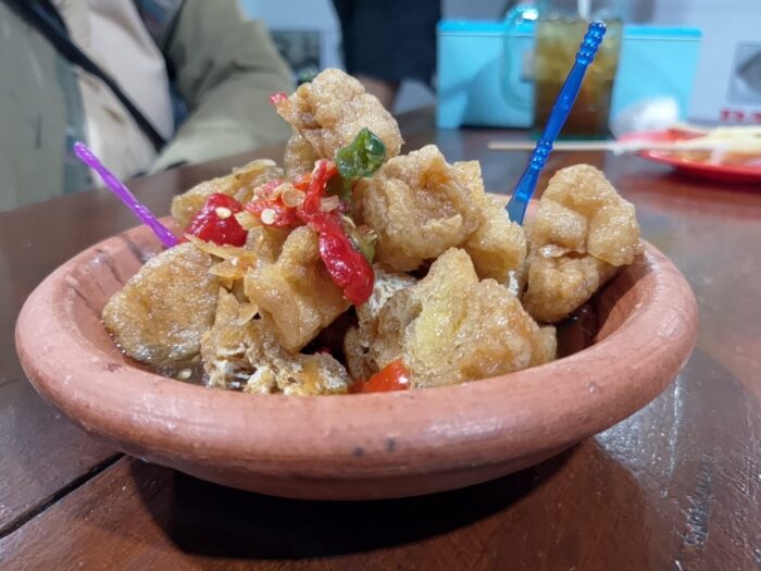 Tahu Gejrot Pedas Cengek Hijau