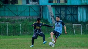 Laga Persahabatan APDESI Kabupaten Sukabumi vs JSS, Jurnalis Menang 5-2 dalam Semangat Silaturahmi