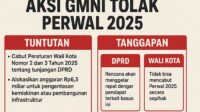 Kembali Aksi, Mahasiswa Sukabumi Tolak Perwal 2025 soal Tunjangan DPRD