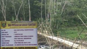 Disperkim Kabupaten Sukabumi Mulai Bangun Jembatan Tarisi Warungkiara