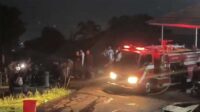 DPKP Sukabumi Gerak Cepat, Kebakaran Lalap Gedung Laundry Ponpes Al-Bayan Cibadak