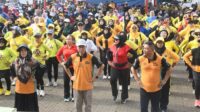 Milangkala Ke-155 Kabupaten Sukabumi, Ribuan Warga Meriahkan CFD, Senam Gurilapss, dan Jalan Santai