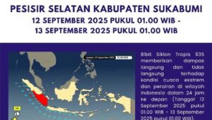 BPBD Kabupaten Sukabumi : Waspada Gelombang Tinggi Hingga Sabtu Petang