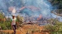 Rumah Warga Nyalindung Sukabumi Membara, Gegara Anak Main Kompor