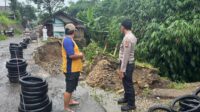 Akibat Longsor di Desa Sekarwangi Sukabumi, Empat KK Mengungsi