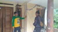 Pergerakan Tanah di Desa Bantarkalong Sukabumi, Puluhan Rumah Rusak Parah