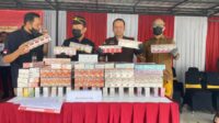 148 Perkara Inkracht, Kejari Sukabumi Musnahkan Sabu, Uang Palsu, dan Rokok Ilegal