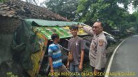 Kecelakaan Tunggal di Bantargadung Sukabumi, Truk Colt Diesel Tabrak Rumah Warga