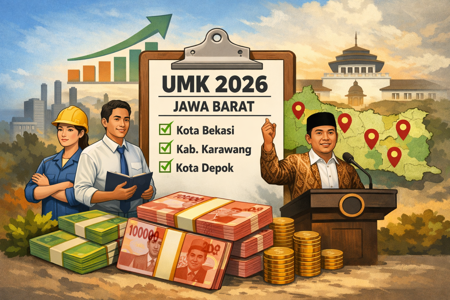 Gambar Ilustrasi yang dihasilkan AI.