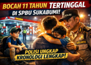 Fakta Dibalik Kisah Bocah 11 Tahun yang Tertinggal di SPBU Ongkrak Cibadak Sukabumi