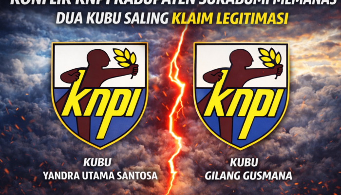 Konflik KNPI Kabupaten Sukabumi, Adu Legitimasi Antara Kubu Yandra dan Gilang