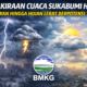 Berpotensi hujan sedang hingga lebat di wilayah Kota dan Kabupaten Sukabumi hari ini, Selasa (30/12/2025).
