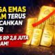 Harga emas Antam kembali mencetak rekor tertinggi, menembus Rp2,8 juta per gram pada perdagangan hari ini Sabtu, 24 Januari 2026. Foto: Ilustrasi
