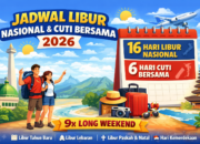 Simak! Ini Daftar Libur Nasional dan Cuti Bersama 2026
