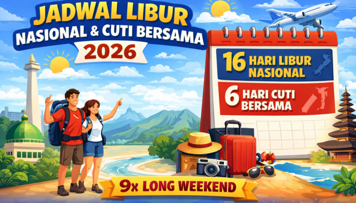 Simak! Ini Daftar Libur Nasional dan Cuti Bersama 2026