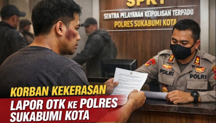 Jadi Korban Kekerasan OTK di Pasar Pasundan Kota Sukabumi, H Lapor Polisi