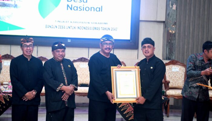 Kelurahan Cibadak Sukabumi Raih Sri Baduga