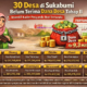 Infografik keterlambatan penyaluran Dana Desa tahap II di Kabupaten Sukabumi yang berdampak pada 30 desa, dengan total anggaran tertahan mencapai Rp9,3 miliar. Foto: Ilustrasi by ChatFGPT/INILAHSUKABUMI.COM