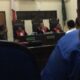 Suasana persidangan gugatan sengketa tanah Natadipura melawan PTPN di Pengadilan Negeri, dengan agenda pemeriksaan saksi fakta yang menghadirkan empat kepala desa dari Kecamatan Warungkiara, Kabupaten Sukabumi. Foto: KARIMULLAH//INILAHSUKABUMI.COM