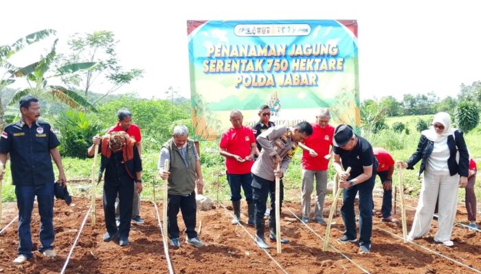 Dukung Program Asta Cita Lewat Ketahanan Pangan, Polsek Warungkiara Berdayakan Enam Poktan
