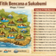 Sebaran 15 titik bencana banjir dan tanah longsor di Kabupaten Sukabumi akibat cuaca ekstrem pada Minggu, 11 Januari 2026. GRAFIS: INILAHSUKABUMI.COM