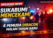 Empat Pemuda Dibacok di Kota Sukabumi Saat Malam Tahun Baru