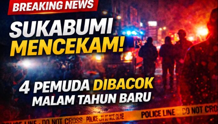 Empat Pemuda Dibacok di Kota Sukabumi Saat Malam Tahun Baru