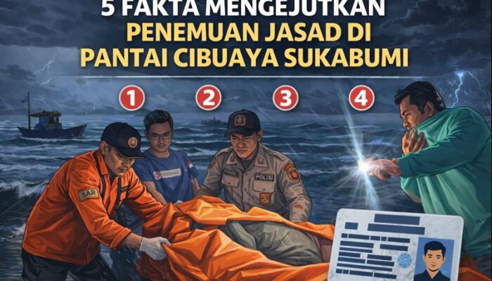 5 Fakta Mengejutkan Penemuan Jasad di Pantai Cibuaya Sukabumi
