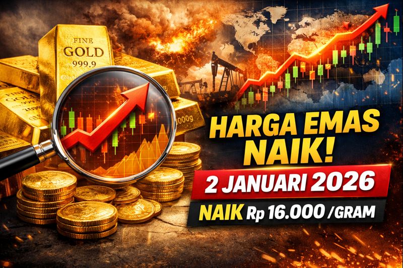 harga emas antam hari ini 2 januari 2026