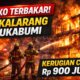 kebakaran ruko grosir di sukalarang sukabumi