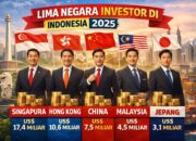 Lima Negara Investor Terbesar di Indonesia 2025