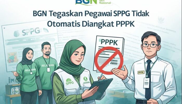 BGN Tegaskan Pegawai SPPG Tidak Otomatis Jadi PPPK