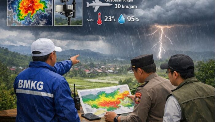Cuaca Sukabumi Hari Ini, BMKG: Waspada Hujan Lebat dan Angin Kencang