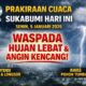 Prakiraan Cuaca Sukabumi Hari Ini Senin 5 Januari 2026: Waspada Hujan Lebat dan Angin Kencang. FT: INILAHSUKABUMI.COM