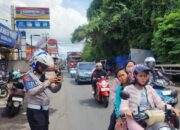 Satlantas Polres Sukabumi Uji Coba E-TLE Mobile Handheld