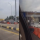 Antrean panjang kendaraan terlihat di Exit Tol Parungkuda, Kabupaten Sukabumi, Sabtu (14/2/2026). Kepadatan arus lalu lintas terjadi sejak dalam ruas Tol Bocimi Seksi II hingga keluar gerbang tol, dipicu lonjakan volume kendaraan menjelang libur panjang dan awal Ramadan. Foto: Istimewa