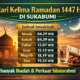 Jadwal Imsakiyah Hari Kelima Ramadan, 23 Februari 2026.