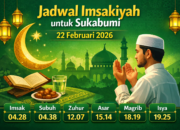 Jadwal Imsakiyah untuk Sukabumi, 4 Ramadan 1447 Hijriah